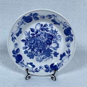 Vtg Portmeirion HARVEST BLUE Angharad Menna 7 1/4" Dessert/Bread & Butter Plate